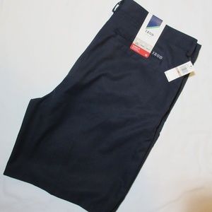IZOD GOLF Stretch Sun Control Shorts 42 Navy Blue